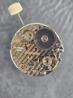 NOS Nivada FHF Cal. 378 white date - at 3 manual wind watch movement Ligne 8¾"' - Experts Watches - FHF