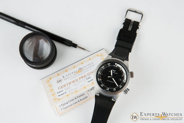 IWC Aquatimer 1000M Diver Black 42mm Rubber Straps 3548 Automatic Watch