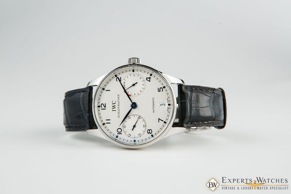 Factory Serviced IWC Portugieser 7 Days Power Reserve Automatic Watch IW500107