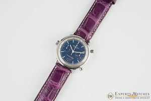 Serviced Vintage 1970's Hamilton Chrono-Matic Chronograph Date Blue Cal 11 Watch