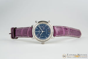 Serviced Vintage 1970's Hamilton Chrono-Matic Chronograph Date Blue Cal 11 Watch