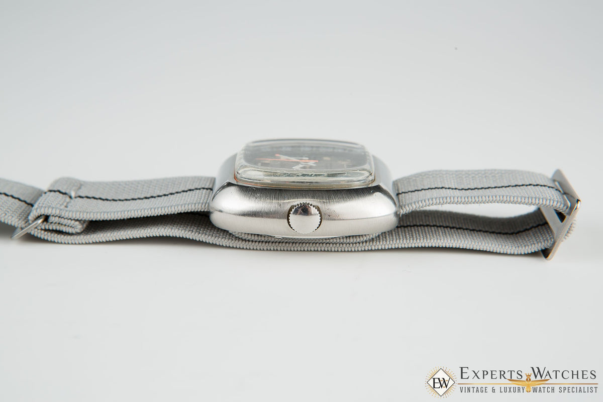 Vintage 1970's Sidney Chronograph Calibre 12 Date Silverstone Panda Ch