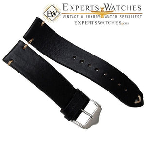 ExpertsWatches Hand Made Premium Leather Stitched Vintage Watch Strap Band 20 mm - Experts Watches