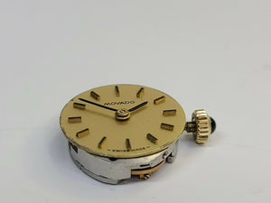 Movado With Zenith 16.5 or 165 Movement with dial - Hands - Beautiful Crown - Experts Watches