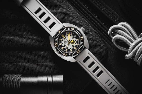 New SYNCHRON POSEIDON Diving Watch ISOfrane Rubber Limited Edition 481/1000 - Experts Watches