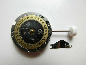 NOS Harley Ronda cal. 8¾" cal. 3875 Quartz Watch Movement ~ champagne date disk - Experts Watches