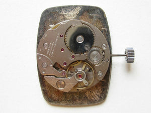 NOS Tegrov Swiss BF 896 watch movement blue dial - date at 6 - Experts Watches