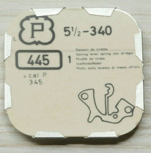 Peseux 340 Part 445 Setting Lever Spring 5 1/2 Tudor Caliber 343- Watch Movement - Experts Watches