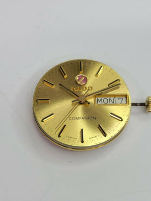 Rado ETA 2879 Watch Movement Automatic - Dial - Hands Crown Running Working - Experts Watches