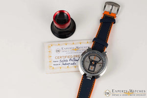 Serviced BULOVA BULLHEAD Parking Meter Chronograph Automatic Cal 12 1973 Watch - Experts Watches - Bulova