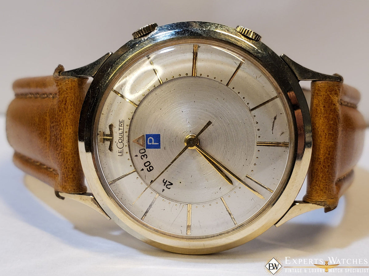 SOLD Vintage LeCoultre Memovox Parking Meter Alarm Gold Fill Ref. 3 Experts Watches