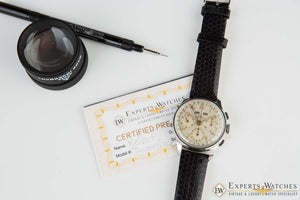 1950 Vintage Kelbert Valjoux 72C Triple Date Calendar Chronograph Serviced Watch
