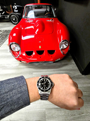 Vintage Tudor 7016 Submariner with Ferrari GTO - Experts Watches