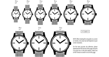 Watch Size Guide Picture