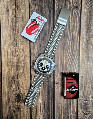Omega Style Beads of Rice Watch Bracelet – Flat or Curved- Brushed or Polished