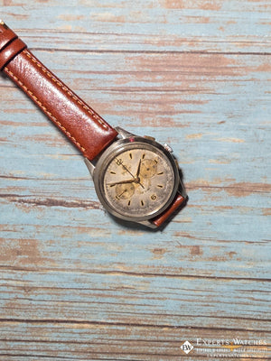 1950's Vintage Mundial Chronograph Watch Lemania 1270 Cal (320 / 321) CH27 - Experts Watches - Mundial