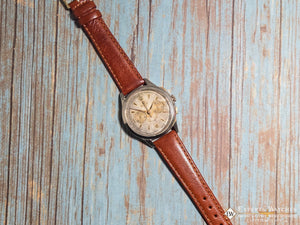 1950's Vintage Mundial Chronograph Watch Lemania 1270 Cal (320 / 321) CH27 - Experts Watches - Mundial