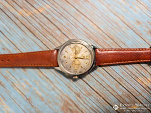 1950's Vintage Mundial Chronograph Watch Lemania 1270 Cal (320 / 321) CH27 - Experts Watches - Mundial