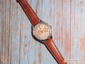 1950's Vintage Mundial Chronograph Watch Lemania 1270 Cal (320 / 321) CH27 - Experts Watches - Mundial