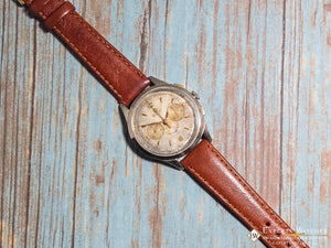 1950's Vintage Mundial Chronograph Watch Lemania 1270 Cal (320 / 321) CH27 - Experts Watches - Mundial