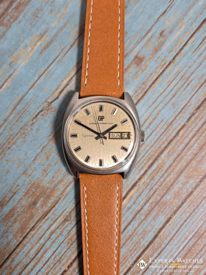 1960's Serviced Vintage GP Girard Perregaux Gyromatic, Day Date Automatic Watch - Experts Watches - Girard - Perregaux