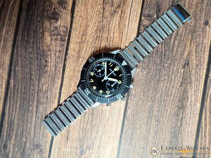 Bonklip Style Watch Bracelet Stainless Steel - Vintage Military Ladder Bamboo - Experts Watches - Experts Watches