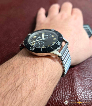 Bonklip Style Watch Bracelet Stainless Steel - Vintage Military Ladder Bamboo - Experts Watches - Experts Watches