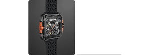 CIGA Design Mechanical Skelton Watch Series X Gorilla Black Orange - Experts Watches - CIGA Design