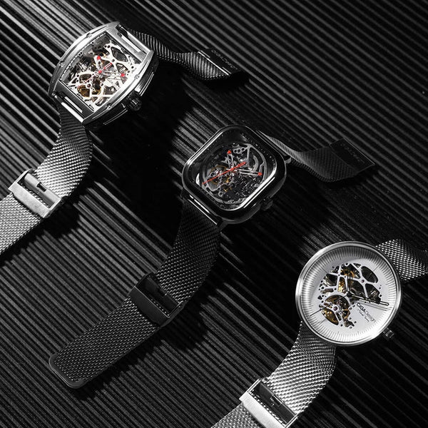 CIGA Design Watch Series Z Edge Titanium Founder Edition Extra Milanese Straps - Experts Watches - CIGA Design