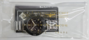 Clear Zipper Watch Pouch Case - Thick PVC - Experts Watches Logo - Experts Watches - Experts Watches