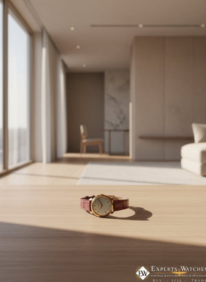 Handmade Genuine Crocodile Leather Watch Strap | Quick‑Release Replacement Band - Experts Watches - Experts Watches