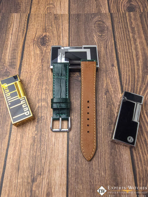 Handmade Genuine Crocodile Leather Watch Strap | Quick‑Release Replacement Band - Experts Watches - Experts Watches