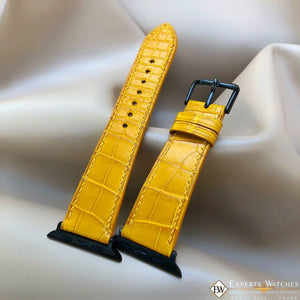 Handmade Genuine Crocodile Leather Watch Strap | Quick‑Release Replacement Band - Experts Watches - Experts Watches