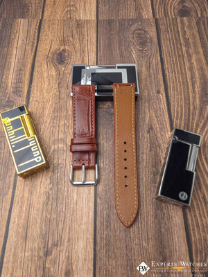 Handmade Genuine Crocodile Leather Watch Strap | Quick‑Release Replacement Band - Experts Watches - Experts Watches