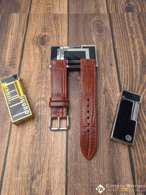Handmade Genuine Crocodile Leather Watch Strap | Quick‑Release Replacement Band - Experts Watches - Experts Watches