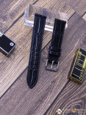 Handmade Genuine Crocodile Leather Watch Strap | Quick‑Release Replacement Band - Experts Watches - Experts Watches