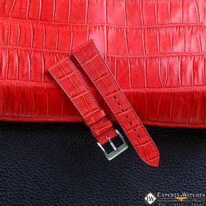 Handmade Genuine Crocodile Leather Watch Strap | Quick‑Release Replacement Band - Experts Watches - Experts Watches