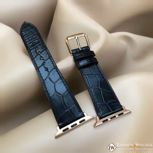 Handmade Genuine Crocodile Leather Watch Strap | Quick‑Release Replacement Band - Experts Watches - Experts Watches