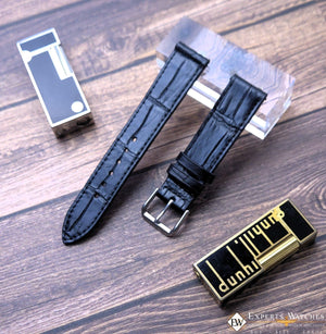 Handmade Genuine Crocodile Leather Watch Strap | Quick‑Release Replacement Band - Experts Watches - Experts Watches