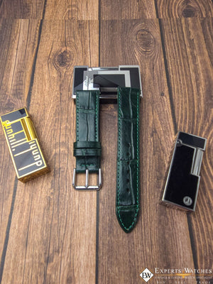 Handmade Genuine Crocodile Leather Watch Strap | Quick‑Release Replacement Band - Experts Watches - Experts Watches