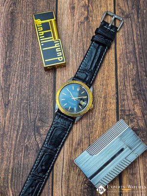 Handmade Genuine Crocodile Leather Watch Strap | Quick‑Release | White Stitch - Experts Watches - Experts Watches