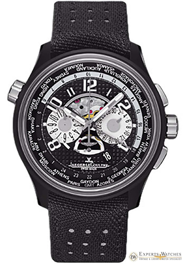 Jaeger LeCoultre Amvox5 World Chronograph Ceramic Titanium Limited Q193J471 Watch - Experts Watches - Jaeger LeCoultre