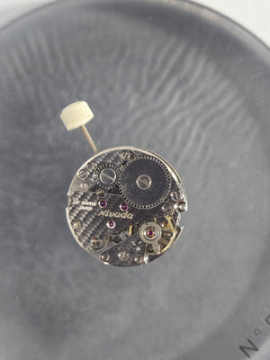 NOS Nivada FHF Cal. 378 white date - at 3 manual wind watch movement Ligne 8¾"' - Experts Watches - FHF