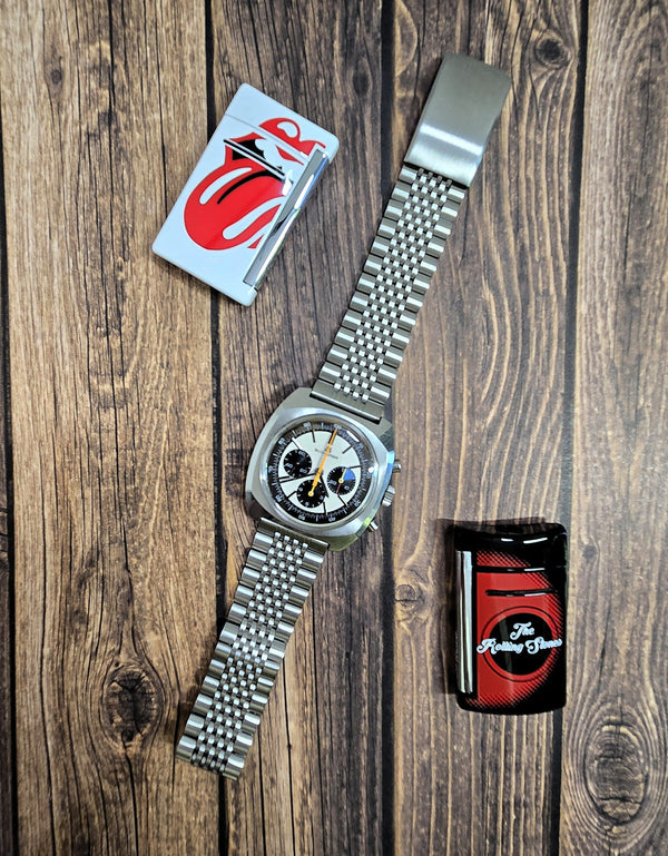 Omega Style Beads of Rice Watch Bracelet – Curved or Flat - Brushed or Polished - Experts Watches - Experts Watches