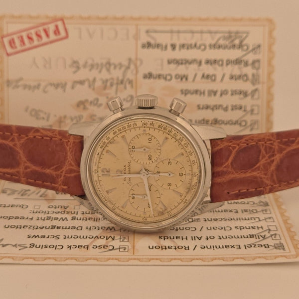 Sold Serviced 1958 Vintage Omega SeaMaster Chronograph Watch CK 2947 Cal 321 - Experts Watches - Omega