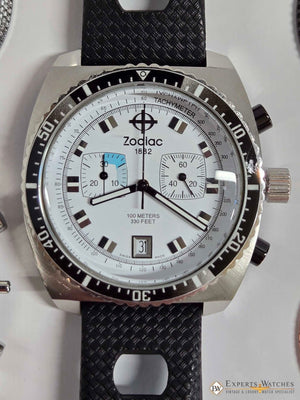 Zodiac Watch Bezel Thick Insert ZO Series Chronograph Sea Dragon Speed 42mm Read - Experts Watches - Experts Watches