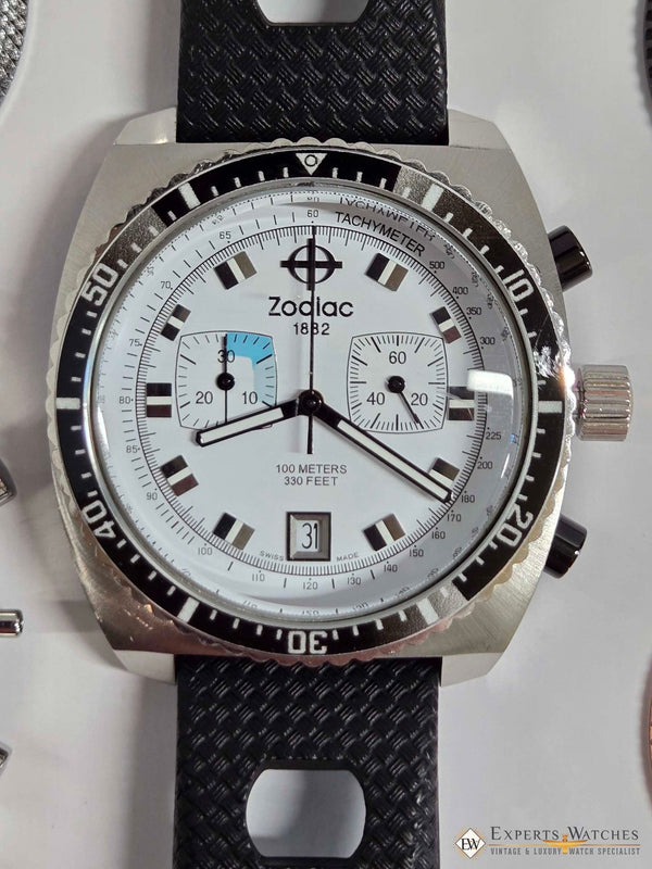 Zodiac Watch Bezel Thick Insert ZO Series Chronograph Sea Dragon Speed 42mm Read - Experts Watches - Experts Watches