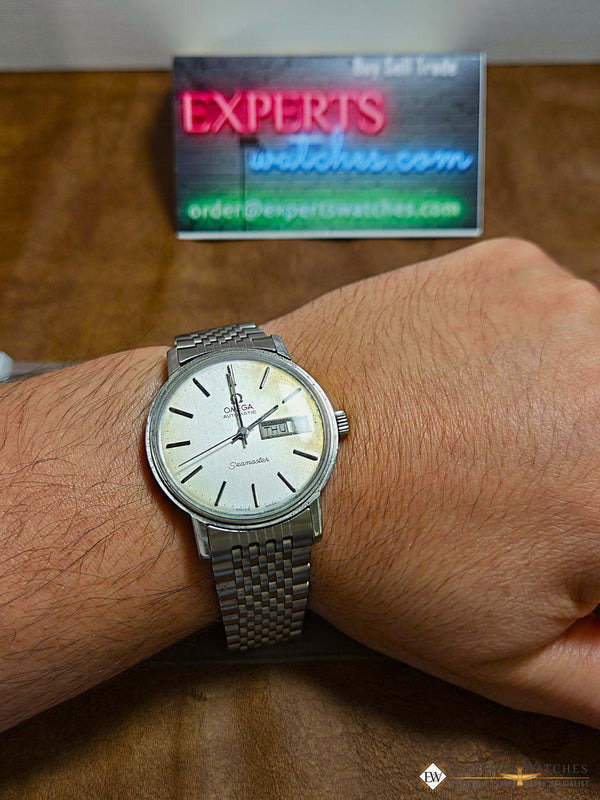 Omega Style Beads of Rice Watch Bracelet – Flat or Curved- Brushed or Polished