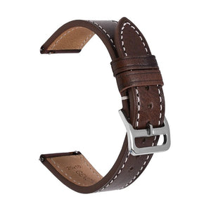 Premium Tapered Full‑Grain Leather Watch Strap with Quick‑Release Spring Bars - Experts Watches by Experts Watches