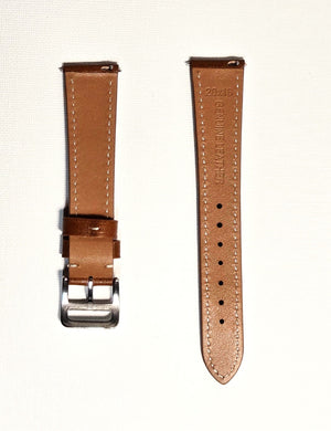 Premium Tapered Full‑Grain Leather Watch Strap with Quick‑Release Spring Bars - Experts Watches by Experts Watches